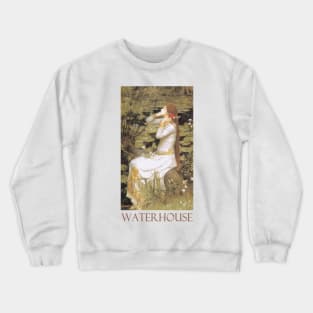 Ophelia by John William Waterhouse Crewneck Sweatshirt